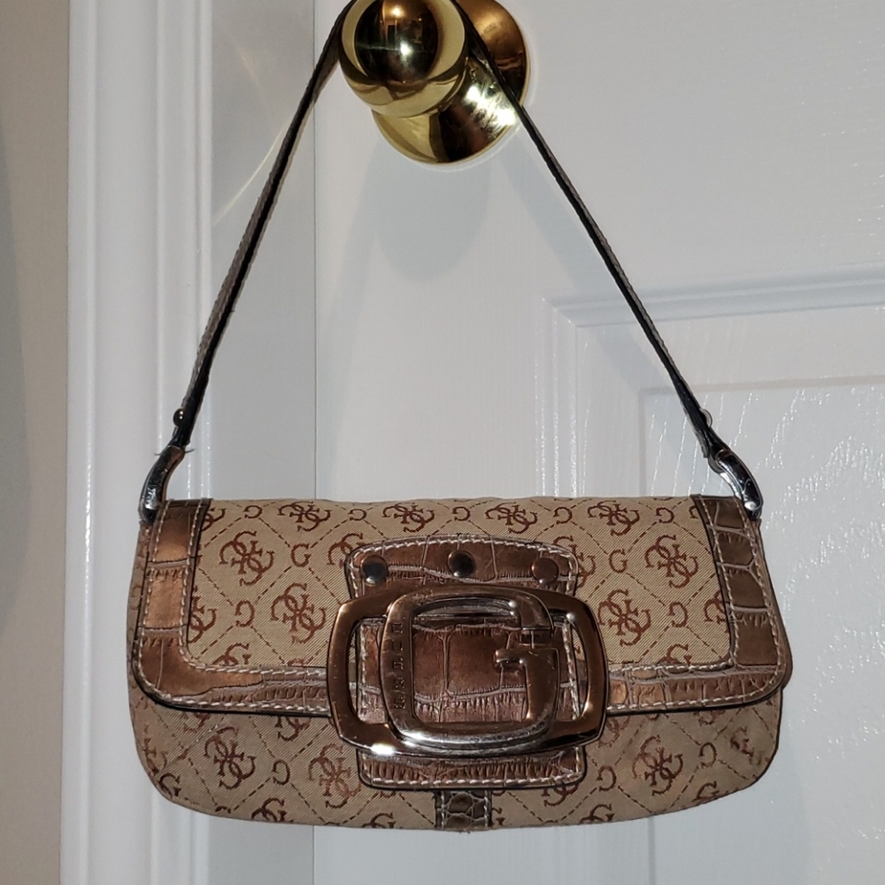 Vintage Guess Monogram Baguette